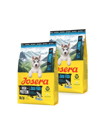 JOSERA High Protein Junior Sea Fish proteinreiches Welpenfutter 2x3 kg