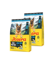JOSERA High Protein Adult Sea Fish proteinreiches Hundefutter 2x3 kg