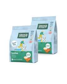 GREEN PETFOOD InsectDog Sensitive mit Insekten und Reis für sensible Hunde 2x10 kg