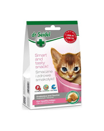 DR SEIDEL Smart Tasty Snack mit Präbiotika und Taurin für Kätzchen 50g