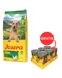 JOSERA Senior Balance 12,5kg + JOSERA Meat Lovers Pure 6x400g GRATIS
