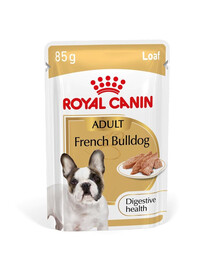 ROYAL CANIN French Bulldog Loaf Nassfutter Pastete für adulte Hunde der Rasse Französische Bulldogge 12x85 g