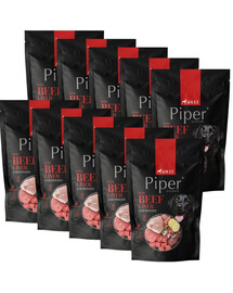 PIPER Animals Nassfutter mit Rinderleber und Kartoffeln für adulte Hunde 10x500 g