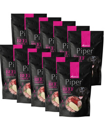 PIPER Animals Nassfutter mit Rinderpansen und Roter Bete für adulte Hunde 10x500 g