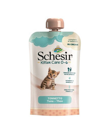 SCHESIR Kitten Care Thunfischpaste Nassfutter für Kätzchen 150 g