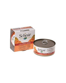 SCHESIR Nassfutter Hähnchen mit papaya für adulte Hunde 6x150 g