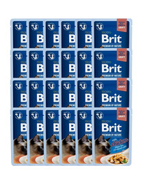 Premium By Nature Fillets in Gravy for Sterilized cats z kurczakiem 24x85g