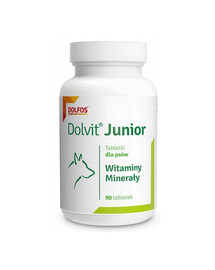 DOLFOS Dolvit Junior 90 Tab. Vitamin- und Mineralstoffpräparat für Welpen und Junghunde