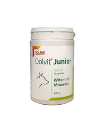 DOLFOS Dolvit Junior Vitamin- und Mineralstoffpräparat für Welpen und Junghunde 800g, 510 Tabletten