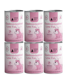 PAKA ZWIERZAKA PEPE Vet Gastrointestinal Low Fat Duck Nassfutter mit Ente für adulte Hunde zur Unterstützung des Verdauungssystems 6x400 g