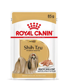 ROYAL CANIN Shih Tzu Adult Nassfutter Stücke in Soße für adulte Shih Tzu 24 x 85 g