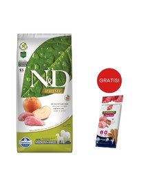 FARMINA N&D Boar & Apple Adult Medium & Maxi 2,5 kg + dentale Snacks 100 g GRATIS!