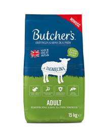 Butcher's Trockenfutter mit Lamm für adulte Hunde aller Rassen 15kg