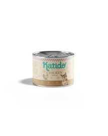 KATIDO Adult Chicken Nassfutter mit Huhn für adulte Katzen 200g
