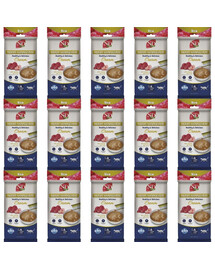 FARMINA N&D Quinoa Cat Weight Management cremiger Snack mit Huhn und Thunfisch für übergewichtige Katzen 15x60 g