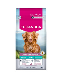 EUKANUBA Special Care Adult Mono-Protein Duck Trockenfutter mit Ente für adulte Hunde 12 kg