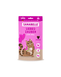 SANABELLE Liebes Zauber Snacks mit Geflügel knusprig für Katzen 55g