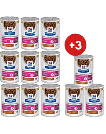 HILL'S Prescription Diet Canine Gastrointestinal Biome Digestive Care Stew mit Huhn und Karotte 9x354 g + 3 Dosen GRATIS!
