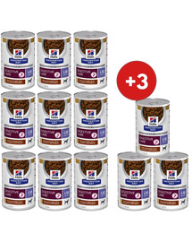 HILL'S Prescription Diet Canine i/d Low Fat Digestive Care Stew mit Huhn und Gemüse 9x354 g + 3 Dosen GRATIS!