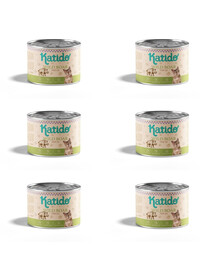 KATIDO Adult Wild Boar Nassfutter mit Wildschwein für adulte Katzen 6x200g