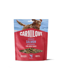 CARNILOVE Crunchy Snack mit Lachs und Blaubeeren für adulte Hunde knusprig getreidefrei 200g