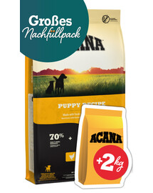 ACANA Puppy Recipe Puppy&junior dog 11,4 kg + 2 kg karmy GRATIS! sucha karma dla szczeniąt i młodych psów