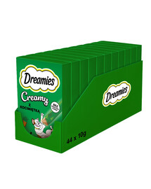 DREAMIES cremige Snacks mit Katzenminze für Katzen 11x4x10 g