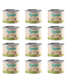 KATIDO Adult Wild Boar Nassfutter mit Wildschwein für adulte Katzen 12x200g