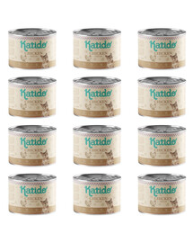 KATIDO Adult Chicken Nassfutter mit Huhn für adulte Katzen 12x200g