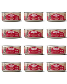 CARNILOVE Cat Can Paté Nassfutter Pastete mit Huhn und Lamm für Katzen getreidefrei 12x100g