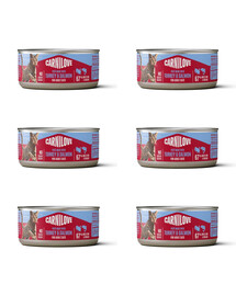 CARNILOVE Cat Can Paté Nassfutter Pastete mit Pute und Lachs für Katzen getreidefrei 6x100g