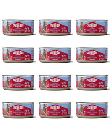 CARNILOVE Cat Can Paté Nassfutter Pastete mit Pute und Lachs für Katzen getreidefrei 12x100g