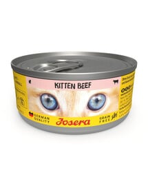 JOSERA Kitten Beef Nassfutter mit Rind für Kätzchen getreidefrei 85 g