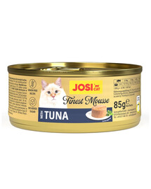 JOSERA JosiCat Finest Mousse Nassfutter mit Thunfisch für Katzen getreidefrei 85 g
