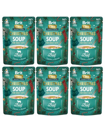 BRIT Care Cat Christmas Soup Beef Suppe mit Rindfleisch und Gemüse für Katzen 6x75g