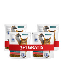 PERFECT FIT Sterile 1+ Trockenfutter mit Rind für adulte Katzen nach der Sterilisation 4 x 750 g