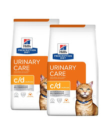 HILL'S Prescripition Diet Feline Urinary Care c/d Multicare für empfindliche Harnwege 2x8 kg