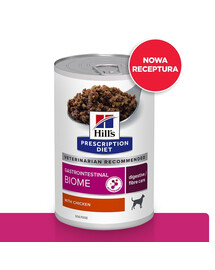 Prescription Diet Gastrointestinal Biome 12x370g mokra karma dla psów s kurzcziakem
