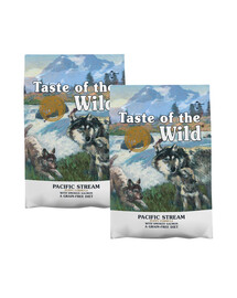 TASTE OF THE WILD Pacific Stream Puppy mit geräuchertem Lachs 2x5,6 kg