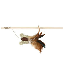 TRIXIE Angel mit Maus und Federn dunkelbraun 50 cm