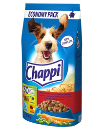CHAPPI für Hunde mit Rindfleisch, Geflügel und Gemüse 9 kg