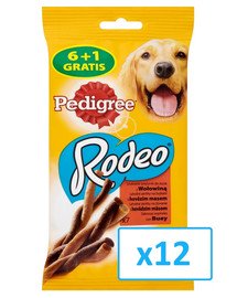 PEDIGREE Rodeo mit Rind 122 g x12