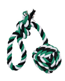 TRIXIE Spieltau mit eingeflochtenem Ball ø 5,5 cm/30 cm