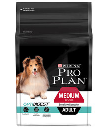 PURINA Pro Plan Medium Adult Sensitive Digestion OptiDigest Lamm 3 kg