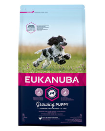 EUKANUBA Growing Puppy Medium Breed Chicken 2 kg