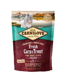 CARNILOVE Katze Fresh – Carp & Trout Sterilised 400 g