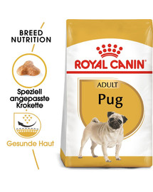 ROYAL CANIN Pug Adult Hundefutter trocken für Mops 1,5 kg