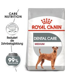 ROYAL CANIN DENTAL CARE MEDIUM Trockenfutter für mittelgroße Hunde mit empfindlichen Zähnen 10 kg
