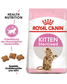 ROYAL CANIN KITTEN Sterilised Kittenfutter für kastrierte Kätzchen 400 g