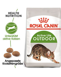 ROYAL CANIN OUTDOOR Katzenfutter trocken für Freigänger 400 g